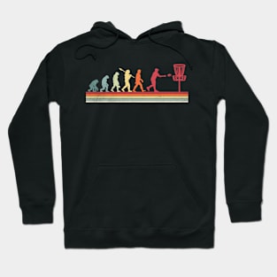 Disc Golfing Evolution Funny Disc Golf Player Hoodie